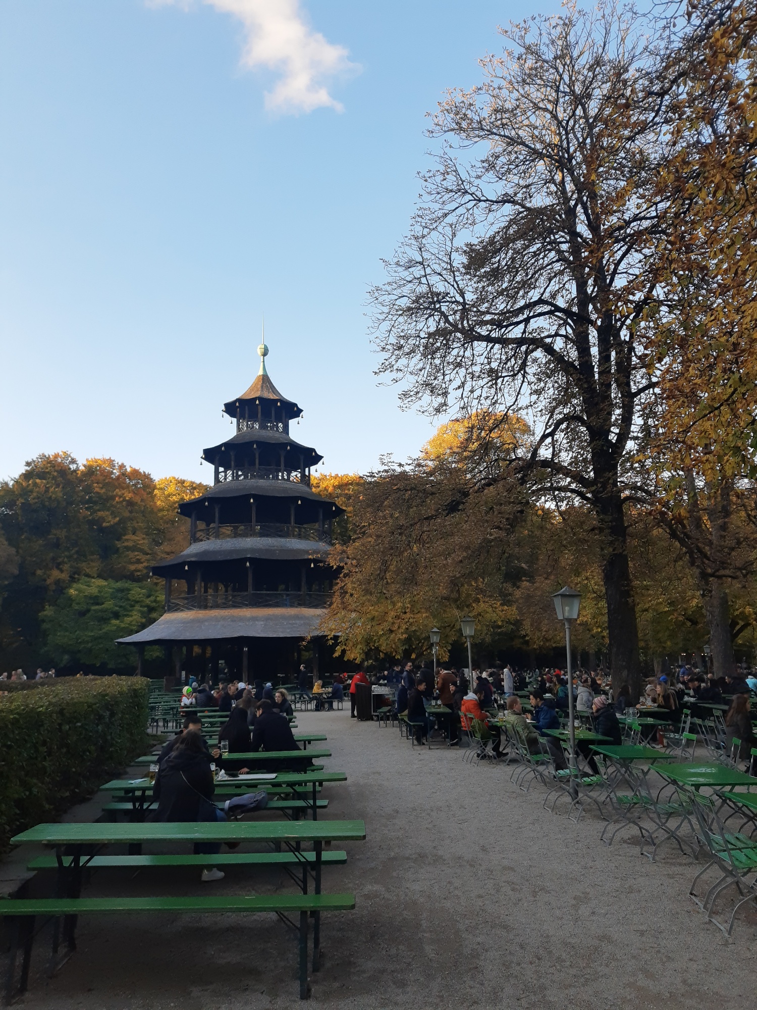 Chinese tower beergarden