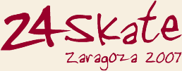Zaragoza's 24skate 2007 logo